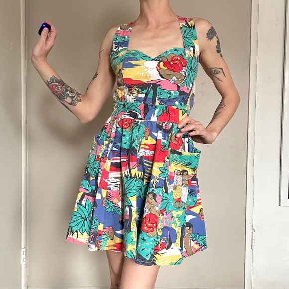Vintage Dresses & Skirts - Gauguin Sun Dress